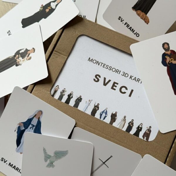 Montessori 3D kartice - SVECI (PDF)